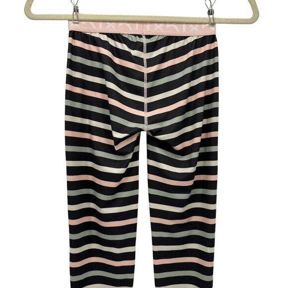 Kari Traa Fryd Base Layer Pants Striped Pink Gray Green Ivory Leggings XS - Picture 5 of 8